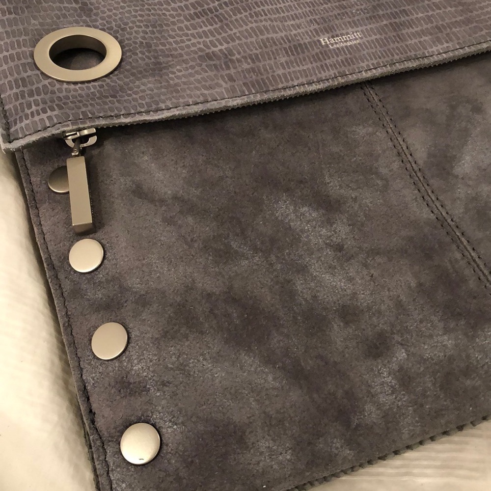 HAMMITT MONTANA REVERSIBLE BAG LARGE IN SLATE GRAY NWT - Picture 2 of 12